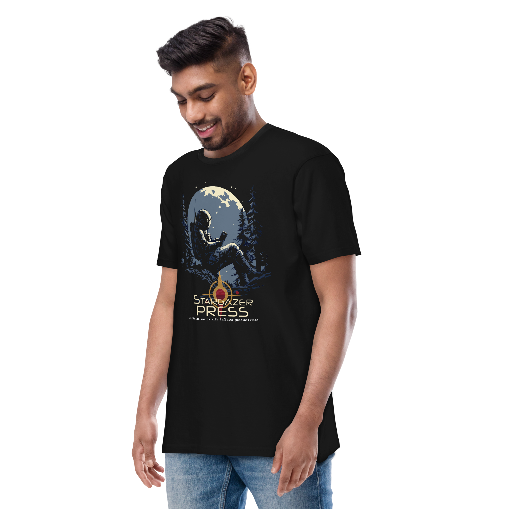 Stargazer Press Men’s premium heavyweight tee