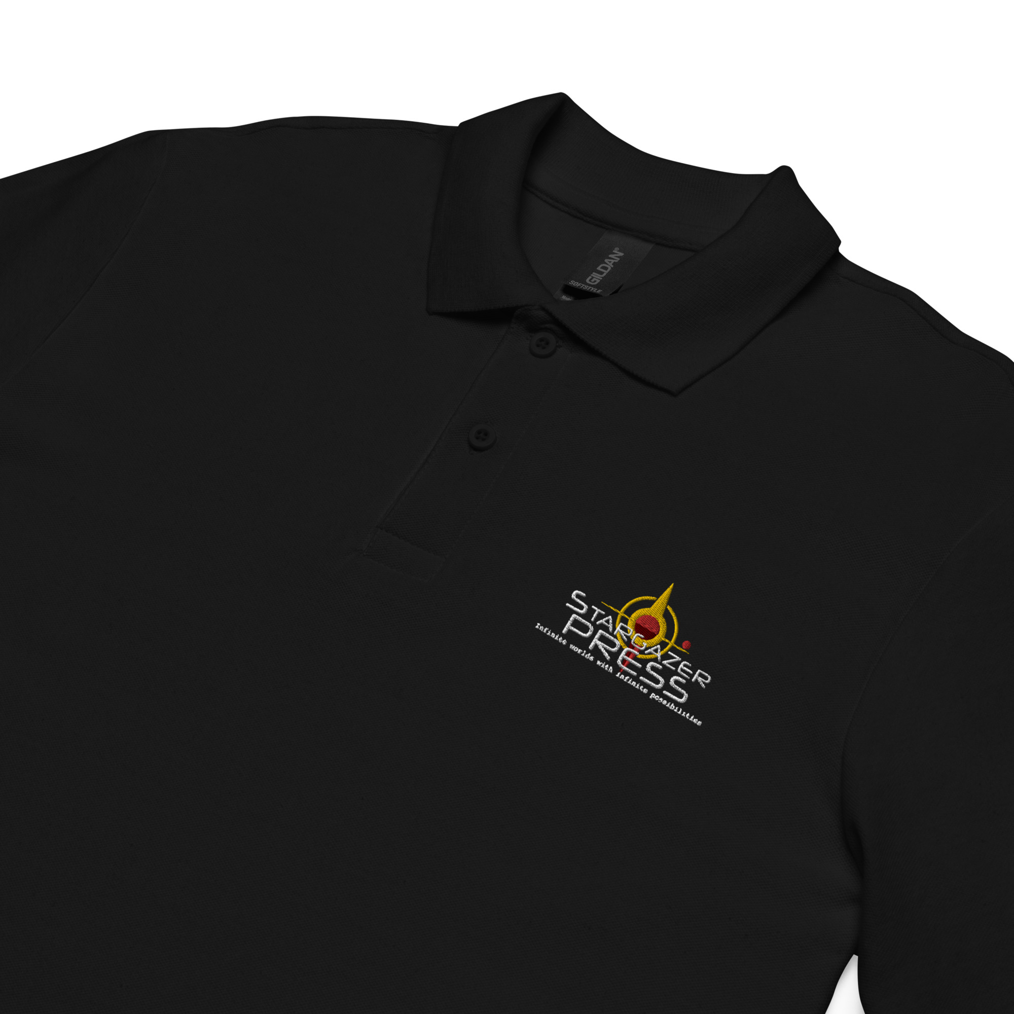 Stargazer Press Unisex pique polo shirt